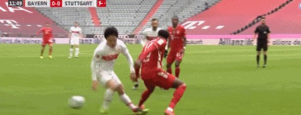 yabo-【德甲】戴维斯吃红 莱万戴帽十人拜仁4比0斯图加特